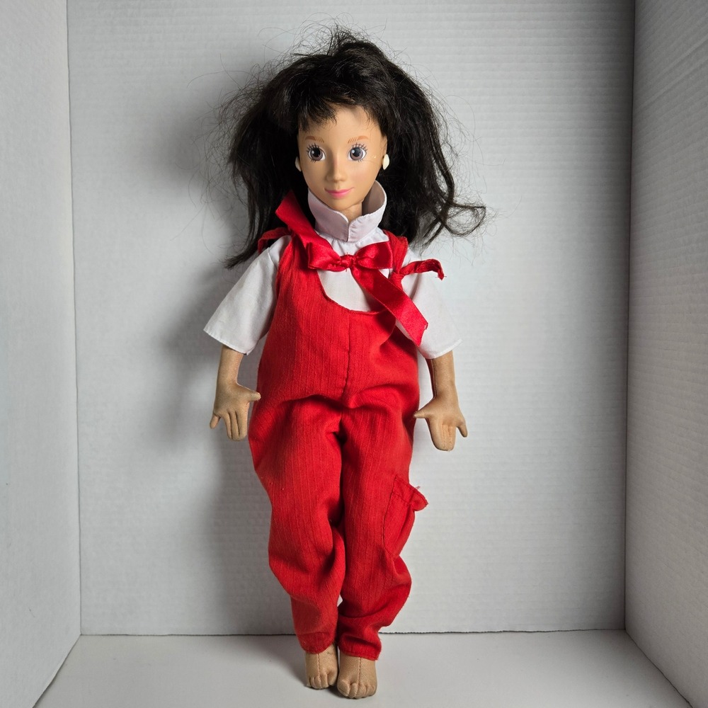 Mattel Barbie 1986 Hot Looks Doll Plush Poseable Body 18" Stacey With Outfit
